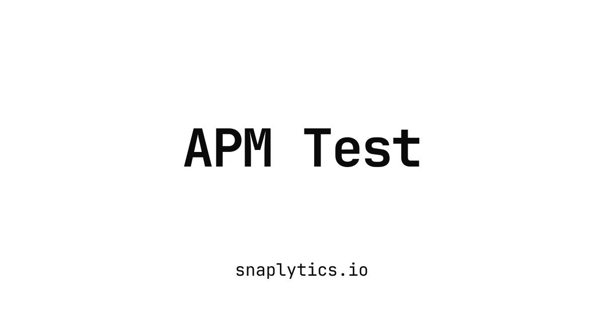 APM Test