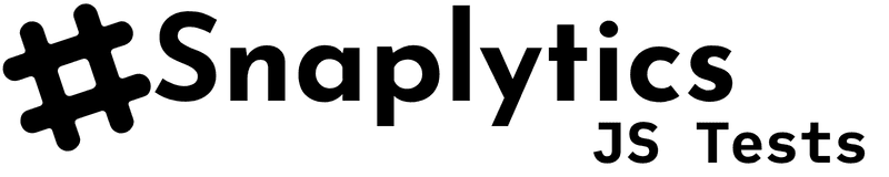 Snaplytics JS Tests